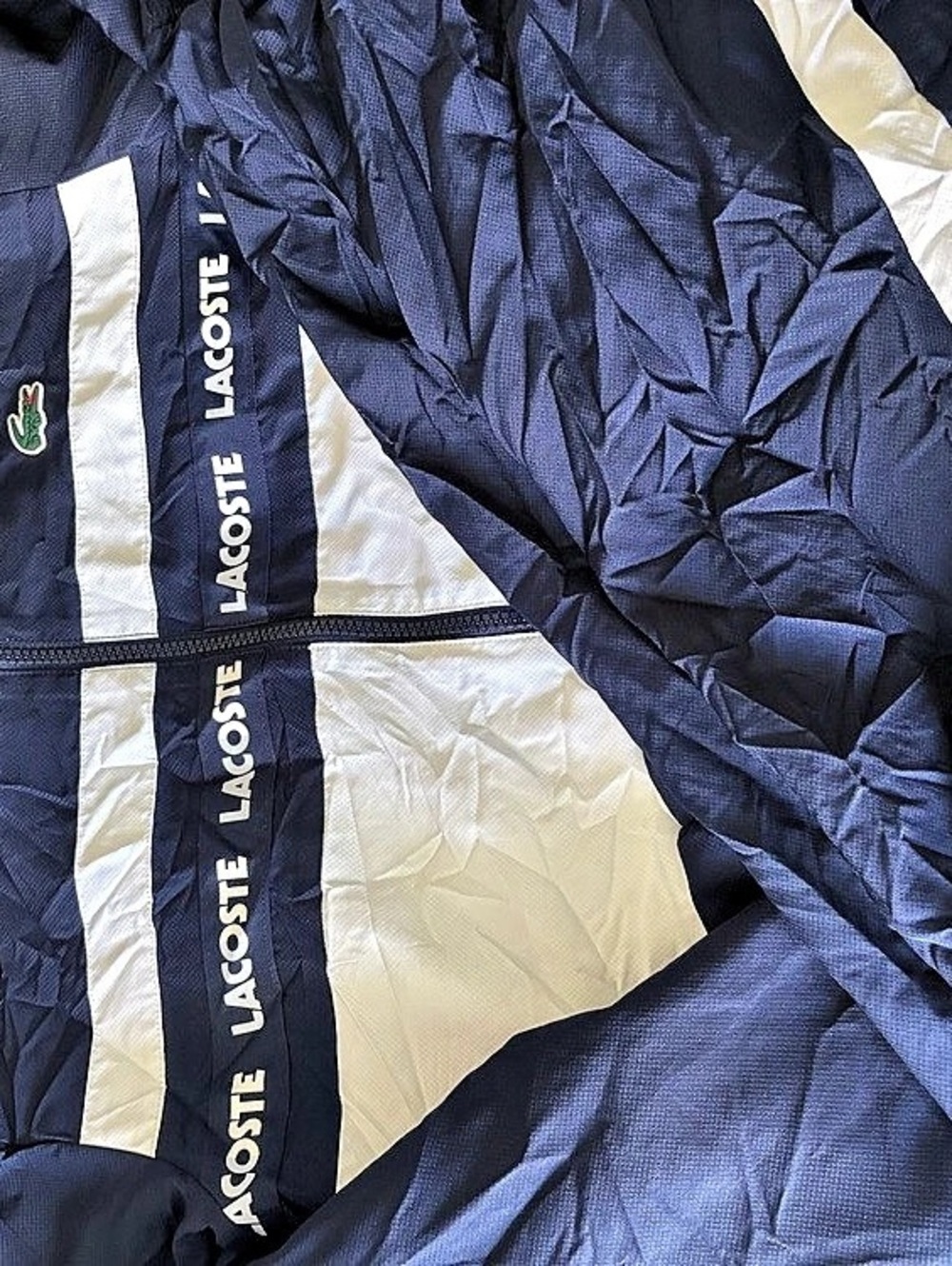 Lacoste Sport Printed Tracksuit Blue & White US 5 - Picture 8 of 8